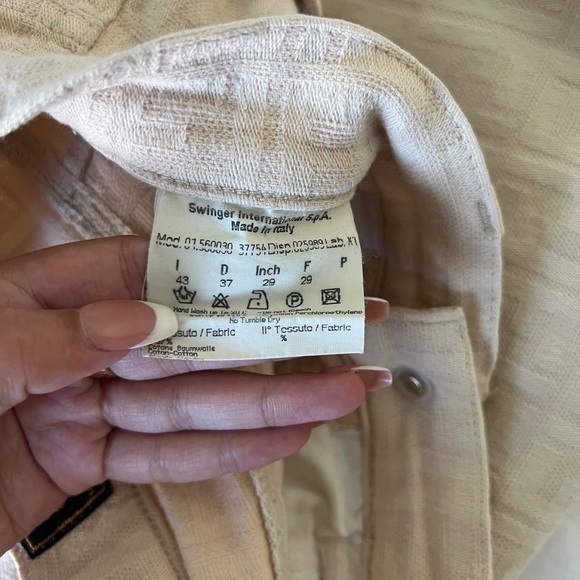 Cream Vintage Fendi Zucca Jeans - Picture 4 of 4